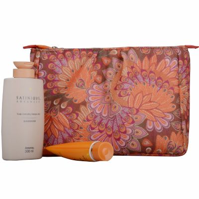 Peafowl Pattern Large Cosmetic Bag